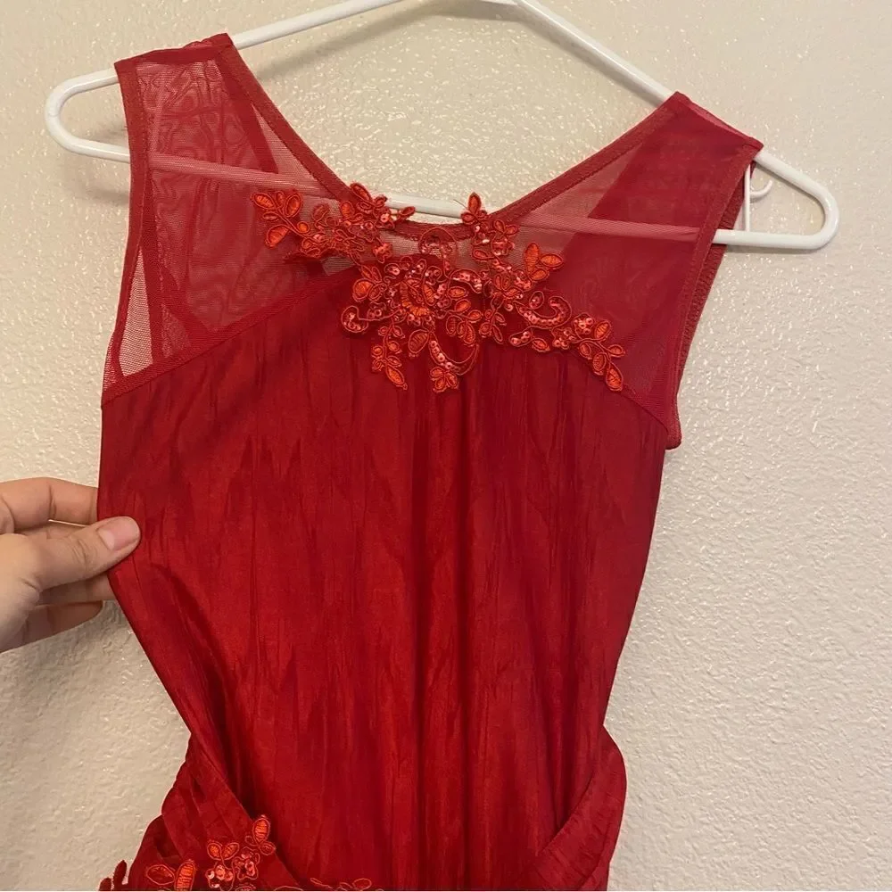 Red Dance costume 20609 We Both Know lyrical embellished MA-Medium adult